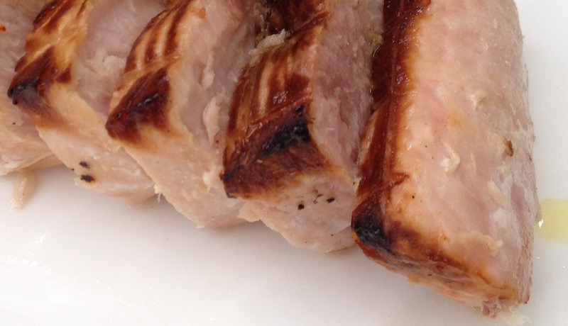 Frammento di crosta della carne.